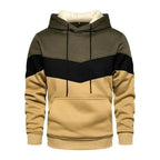 Autumn Casual Hoodie Male Thick Hoodies Hip Hop Streetwear Hooded Pullover Men Clothing  Hoodies for Men Pullover Hip Hop Colors Block Pocket Mens Shirts Sport Tops Sweatshirts Stevvex