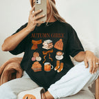 Autumn Girly Tee Peachy Sunday