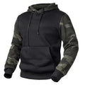 Autumn Men's Military Camouflage Fleece Hoodies Army Tactical  Male Winter Camo Hip Hop Pullover Hoody Sweatshirt Men's Pullover Hoodie Blend Fleece Long Sleeve Contrast Color Military Sweatshirt Stevvex