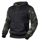 Autumn Men's Military Camouflage Fleece Hoodies Army Tactical  Male Winter Camo Hip Hop Pullover Hoody Sweatshirt Men's Pullover Hoodie Blend Fleece Long Sleeve Contrast Color Military Sweatshirt Stevvex