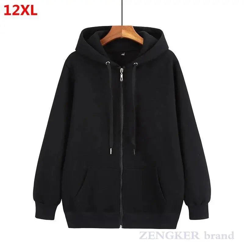 Autumn Mens Cardigan Plus Size Hoodie For Man Jacket Cardigan Oversized Men Hoodies Sweatshirt  Long Sleeve Crew Neck Hooded Jacket Hip Hop Streetwear Pullover Top Zip Hoodie For Men Stevvex
