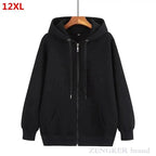 Autumn Mens Cardigan Plus Size Hoodie For Man Jacket Cardigan Oversized Men Hoodies Sweatshirt  Long Sleeve Crew Neck Hooded Jacket Hip Hop Streetwear Pullover Top Zip Hoodie For Men Stevvex