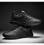 Autumn Mens Fashion White Sneakers Light Sport Shoes Black Leather Running Spring Winter Warm Soft Shoes Athletic Road Running Casual Lace Up Comfort Sports Fashion Sneakers Stevvex