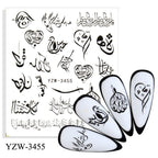 Autumn Simple Green Pink Pattern Water Nail Decal Sticker Flower Leaf Tree Winter Slider For Nail Art Manicuring Decoration Decals for Nail Art Decoration Including Hearts Stars Letters Bowknot Leaves Flowers Plants Fruits Butterflies