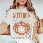 Autumn Smells Like Fall Spirit Tee Peachy Sunday
