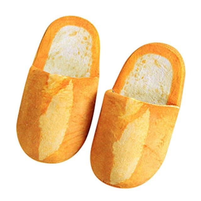 Autumn Winter Home Slippers Warm Home Shoes Look Bread Bun Plush Cotton Indoor Slipper For Women Comfort Slip On Memory Foam Slippers Fur Slip-On House Shoes Stevvex