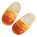 Autumn Winter Home Slippers Warm Home Shoes Look Bread Bun Plush Cotton Indoor Slipper For Women Comfort Slip On Memory Foam Slippers Fur Slip-On House Shoes Stevvex