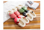 Autumn Winter New Lightweight Home Men's Slippers Non-Slip Warm And Waterproof Plush Cotton Slippers Classic Fur Lined Clog Waterproof Winter House Comfortable Indoor Slippers Stevvex