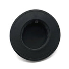Autumn Winter Polyester Flat Top Hat For Women's Luxury Wide Fedora Hat Jazz Cap Classic Wide Hat Women Comfortable Elegant Hat For Summer Classic Design Stevvex