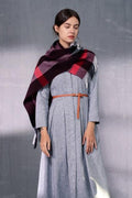 Autumn Winter Super Soft Hijab Classic Cashmere Tartan Lightweight Pure Wool Plaid Scarf Women's Shawls Elegant Thickened To Keep Warm For Women Stevvex