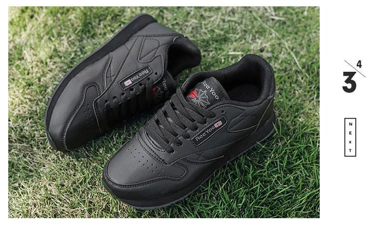 Autumn Womens Mens Sneakers Black Fashion Vulcanized Shoes Lace-up Casual Flats Light Couple Fashion Sneakers Breathable Casual Comfortable Lightweight Sneakers Stevvex