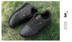 Autumn Womens Mens Sneakers Black Fashion Vulcanized Shoes Lace-up Casual Flats Light Couple Fashion Sneakers Breathable Casual Comfortable Lightweight Sneakers Stevvex