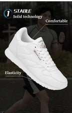 Autumn Womens Mens Sneakers Black Fashion Vulcanized Shoes Lace-up Casual Flats Light Couple Fashion Sneakers Breathable Casual Comfortable Lightweight Sneakers Stevvex