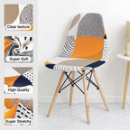 Avangarde Style  Printed Seat Cover For Shell Chair Armless Shell Chair Cover Banquet Home Slipcover Elastic Removable Stretch High Back For Sofa Armchairs Stevvex
