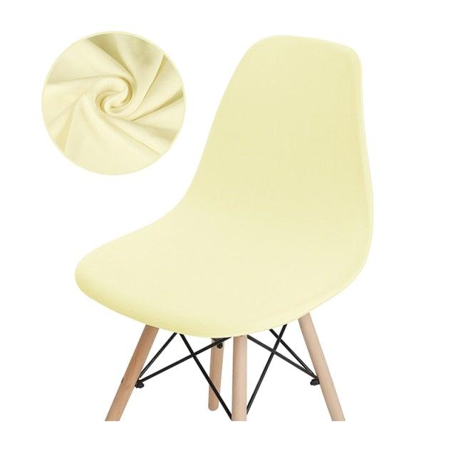 Avangarde Style  Printed Seat Cover For Shell Chair Armless Shell Chair Cover Banquet Home Slipcover Elastic Removable Stretch High Back For Sofa Armchairs Stevvex
