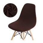 Avangarde Style  Printed Seat Cover For Shell Chair Armless Shell Chair Cover Banquet Home Slipcover Elastic Removable Stretch High Back For Sofa Armchairs Stevvex