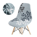 Avangarde Style  Printed Seat Cover For Shell Chair Armless Shell Chair Cover Banquet Home Slipcover Elastic Removable Stretch High Back For Sofa Armchairs Stevvex