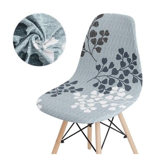 Avangarde Style  Printed Seat Cover For Shell Chair Armless Shell Chair Cover Banquet Home Slipcover Elastic Removable Stretch High Back For Sofa Armchairs Stevvex