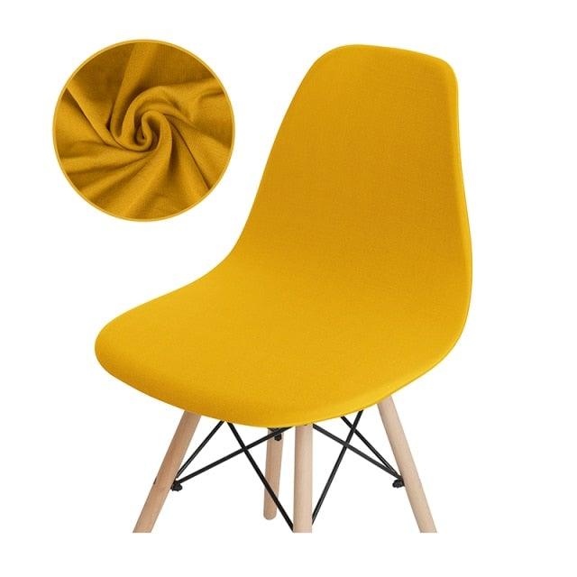 Avangarde Style  Printed Seat Cover For Shell Chair Armless Shell Chair Cover Banquet Home Slipcover Elastic Removable Stretch High Back For Sofa Armchairs Stevvex