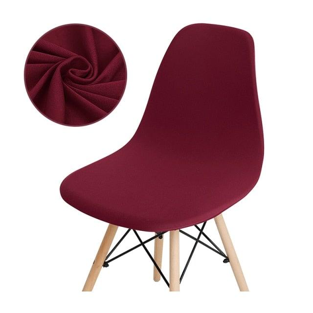 Avangarde Style  Printed Seat Cover For Shell Chair Armless Shell Chair Cover Banquet Home Slipcover Elastic Removable Stretch High Back For Sofa Armchairs Stevvex