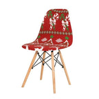 Avangarde Style  Printed Seat Cover For Shell Chair Armless Shell Chair Cover Banquet Home Slipcover Elastic Removable Stretch High Back For Sofa Armchairs Stevvex