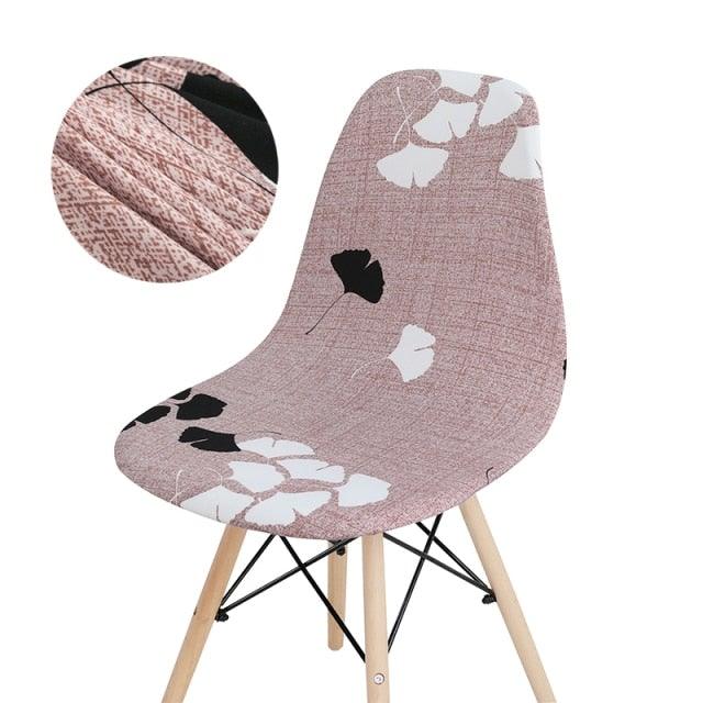 Avangarde Style  Printed Seat Cover For Shell Chair Armless Shell Chair Cover Banquet Home Slipcover Elastic Removable Stretch High Back For Sofa Armchairs Stevvex