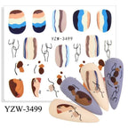 Avocado Fruit Transfer Nail Stickers Charms Winter Water Sticker For Nails Sliders Character Image Tattoo Decal Decoration Cute Summer Nail Art Stickers Summer Fruit Stickers on Nails Unicorn Banana Cherry Avocado Dog Strawberry Nail Art Decals