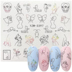 Avocado Fruit Transfer Nail Stickers Charms Winter Water Sticker For Nails Sliders Character Image Tattoo Decal Decoration Cute Summer Nail Art Stickers Summer Fruit Stickers on Nails Unicorn Banana Cherry Avocado Dog Strawberry Nail Art Decals
