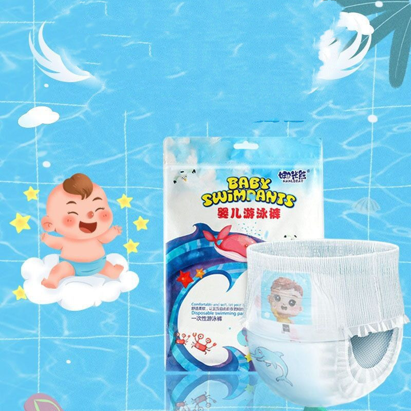 Infant Swimming Diapers Waterproof Pull-up Pants Diapers Disposable Pi-Mart