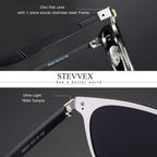 New Luxury Elegent Polarized Square Sunglasses Temples Sun Glasses for Men and Women With UV400 Protection - SJB-DIAMOND ELITES
