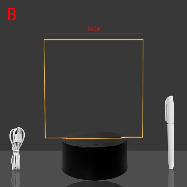 Board with Mark Pen Color Changing Lamp Pi-Mart