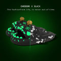 Halloween And Christmas Shoes Ins Luminous Shark Slippers Couple Men Women House Shoes Non-slip Bathroom Slippers Home Pi-Mart