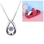 Hot Valentine's Day Gifts Metal Rose Jewelry Gift Box Necklace For Wedding Girlfriend Necklace Gifts Pi-Mart