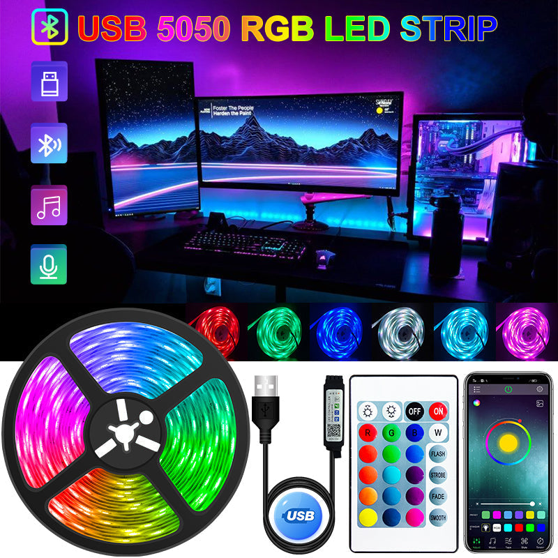 RGB Lights Flexible LED Lamp Tape Pi-Mart