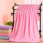 Ultra-Soft Plush Polyester Pet Bath Towel and Blanket - Highly Absorbent Quick-Dry Dog Bath Towel for Grooming, Drying, Sleeping - Durable Pet Towels for Dogs and Cats - 27.56" x 55.12" Lootquake LLC