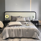 Luxury Embroidered Summer Cooling Quilt - Lightweight, Breathable Air Conditioner Blanket for Bedroom & Dorm, Machine Washable (Pillowcase Not Included) Lootquake LLC