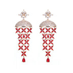 Women's Fashion Personality Flower Earrings Pi-Mart