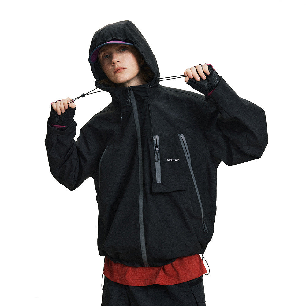 American High Street Fashion Brand Shell Jacket Hoodie Coat Pi-Mart