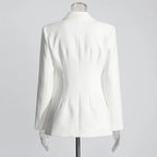 Fashion Slim Fit Patchwork Suit Jacket For Women | Femstylo