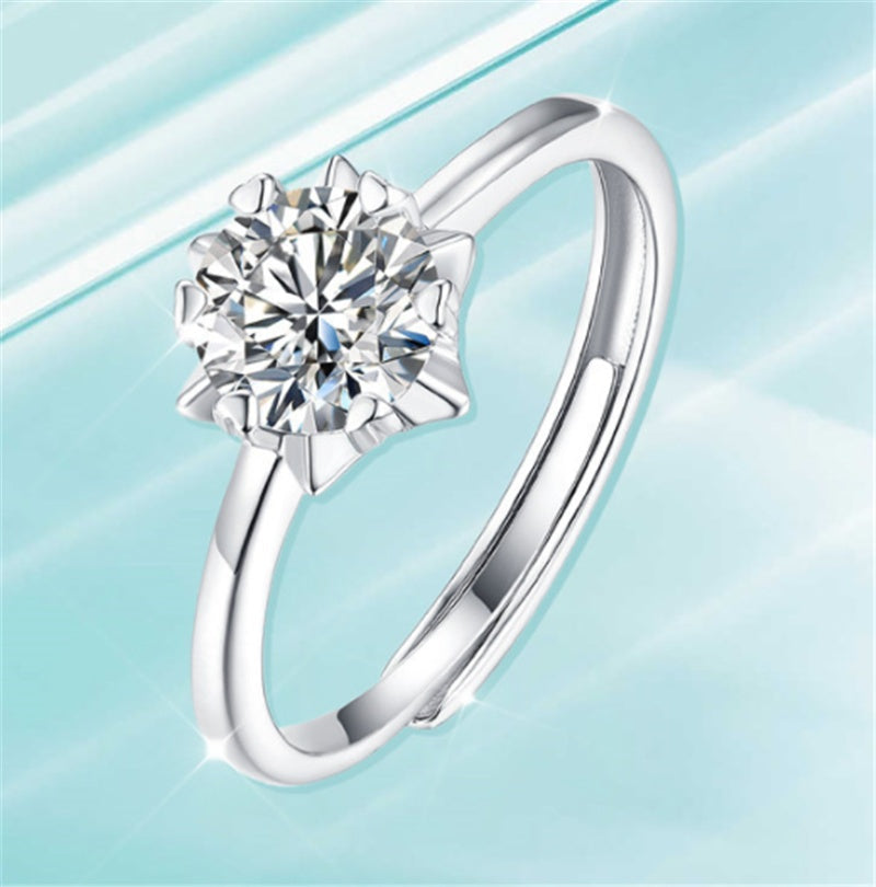 Half Of The Country Simulation Small Diamond Wedding Ring