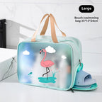 Cosmetics storage bag, wet and dry separation toilet bag, fitness transparent waterproof cosmetic bag, transparent makeup purse,Makeup bag with compartments, - SJB-DIAMOND ELITES