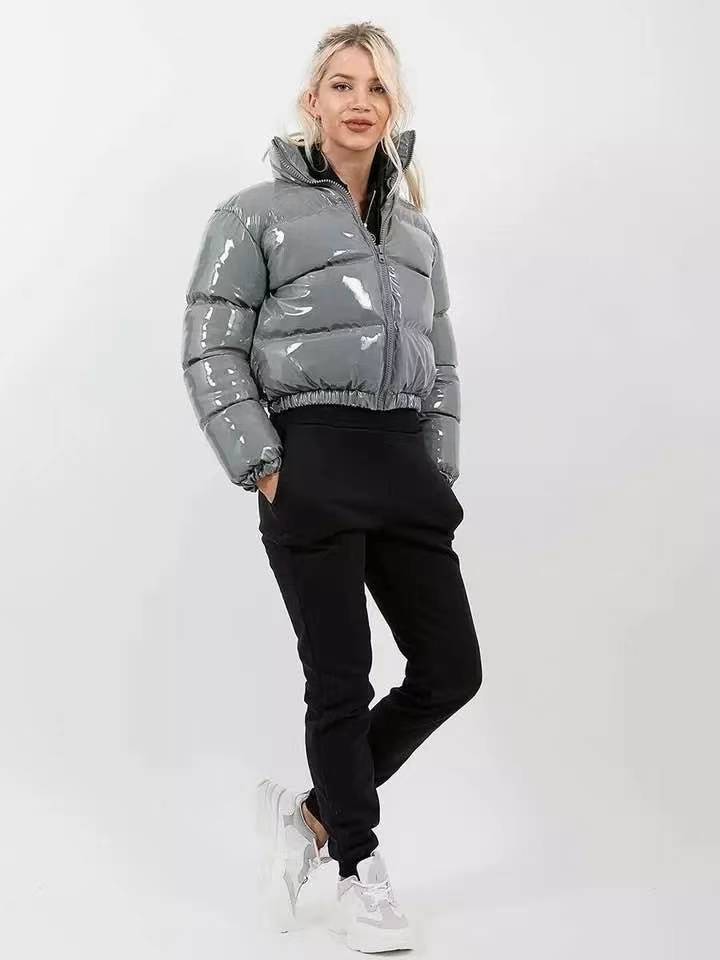 Glossy Bread Jacket Down Cotton Jacket Quilted Jacket Pi-Mart