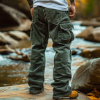 Retro Loose Cargo Pocket Foot Elastic Men's Lootquake LLC