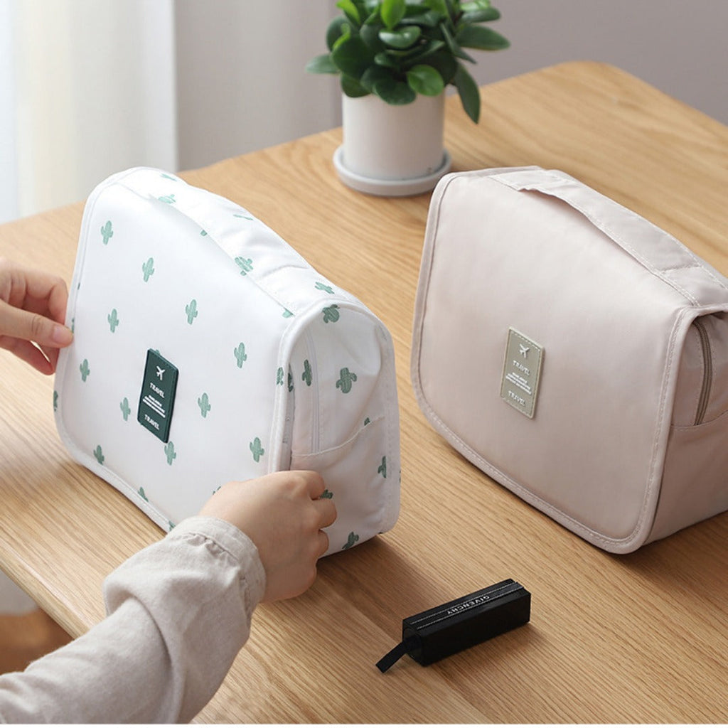 Travel Waterproof Makeup Portable Wash Bag, Large Capacity Makeup Bag Hook Bag, Toiletry Bag for travel - SJB-DIAMOND ELITES