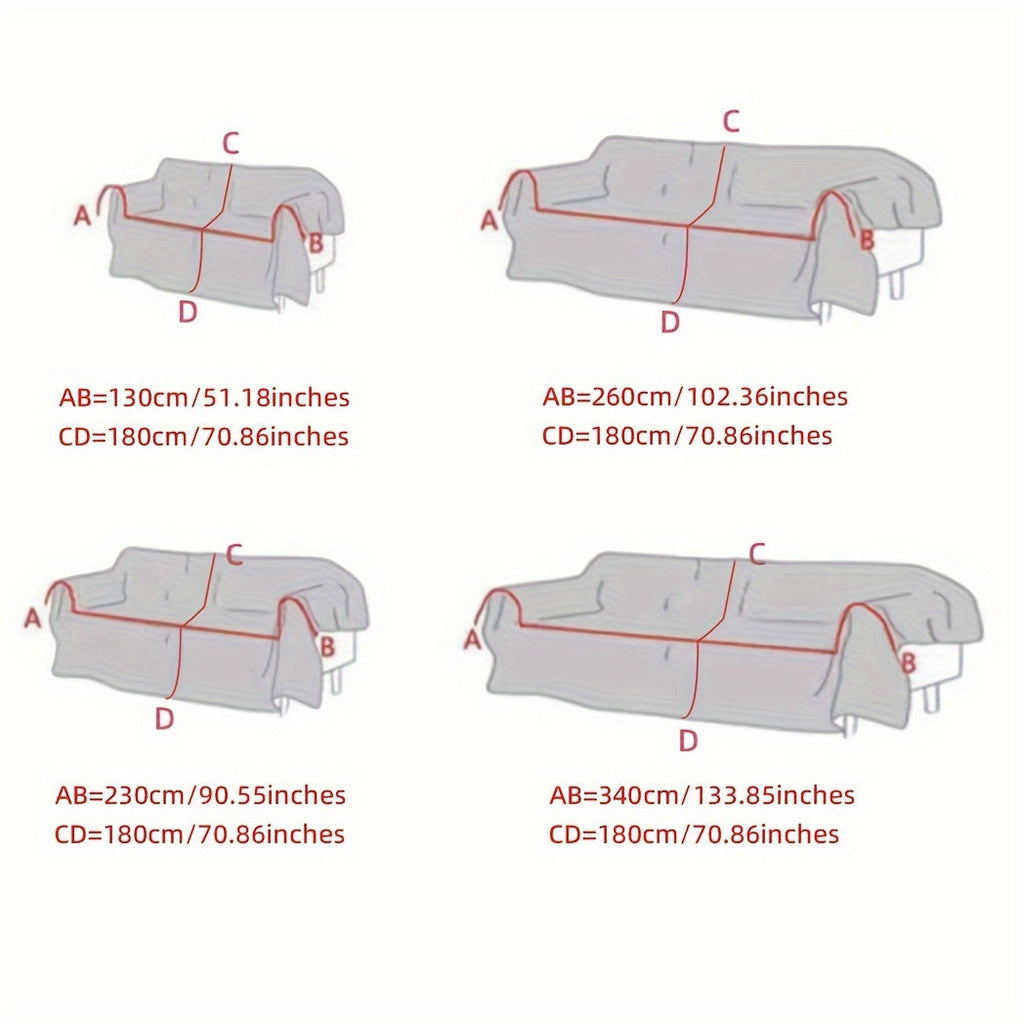1pc Boho Style Sofa Cover, Anti Pet Scratch Couch Cover, Y Non-Slip Sofa Slipcover Furniture Protector, for Bedroom Living Room Home Decor Couch Cover Blanket Sofa Cover Blanket Sofa Throw Blanket