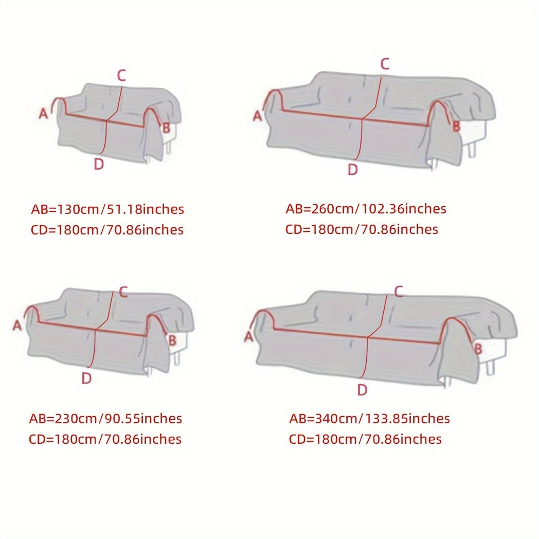 1pc Boho Style Sofa Cover, Anti Pet Scratch Couch Cover, Y Non-Slip Sofa Slipcover Furniture Protector, for Bedroom Living Room Home Decor Couch Cover Blanket Sofa Cover Blanket Sofa Throw Blanket