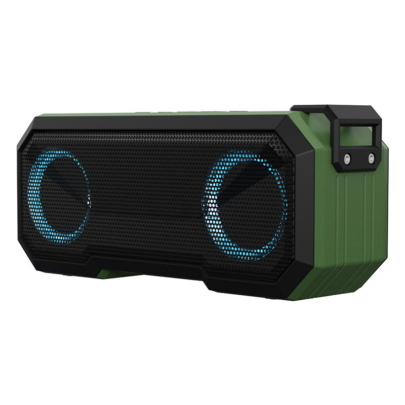Waterproof Colorful Luminous Outdoor Wireless Speaker With Dual Speakers With Power Bank Pi-Mart