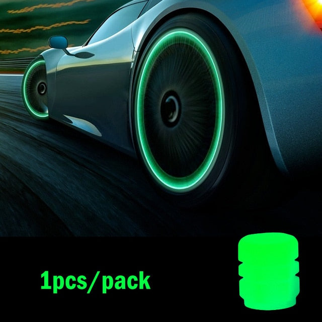 Fluorescent Night Glowing Valve Caps - SJB-DIAMOND ELITES