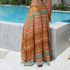 Women's Floral Large Hem Dress - SJB-DIAMOND ELITES
