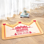 Cartoon Household Bathroom Floor Mat Bathroom Non-slip Absorbent Pi-Mart